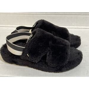 Kate‎ Spade Mozzy Slipper soft Cozy Womens Size 7.5 Black Lightweight Open Toe